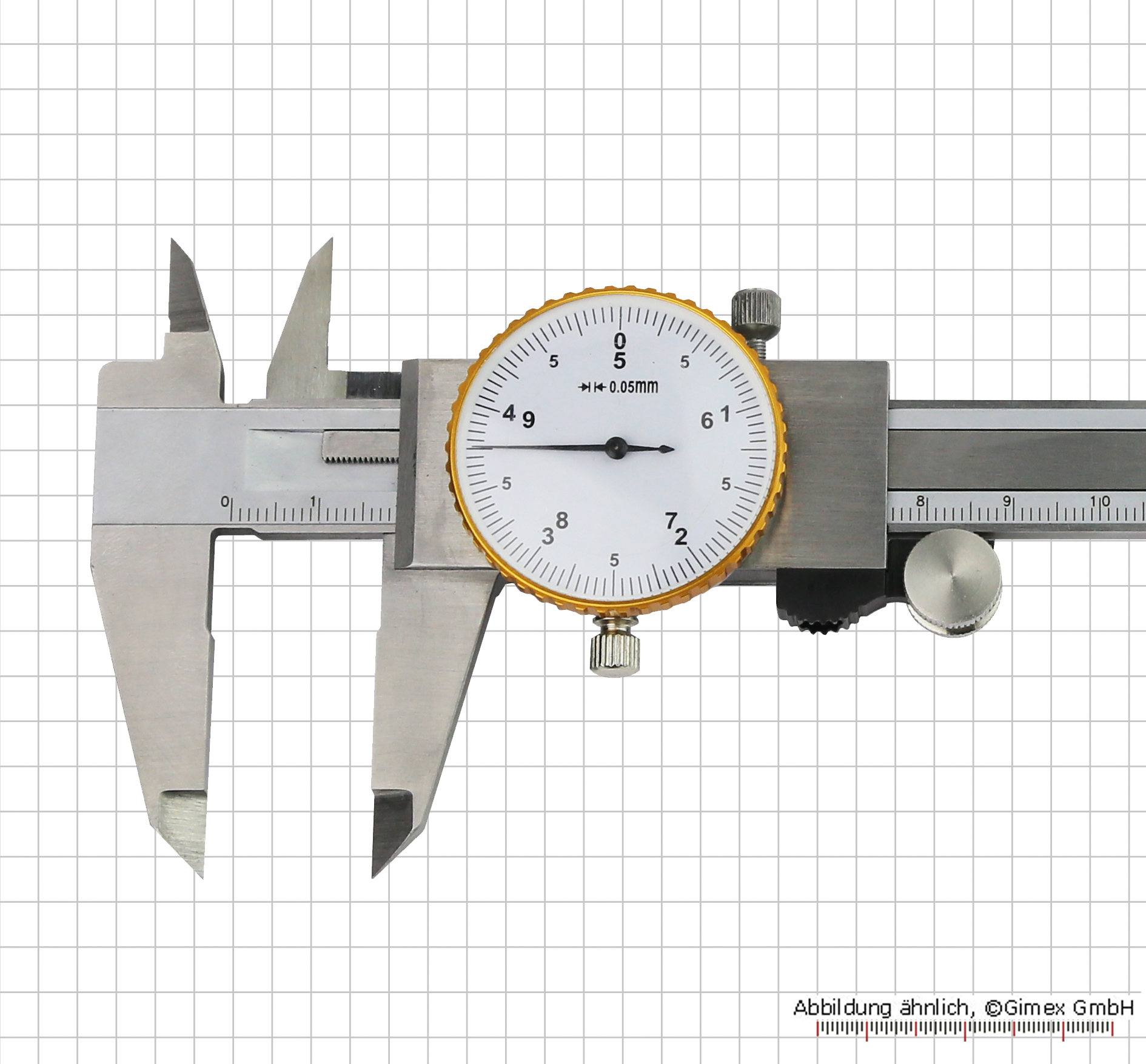 Exactools - Vernier calipers TOP, 150x0,02 mm, auto