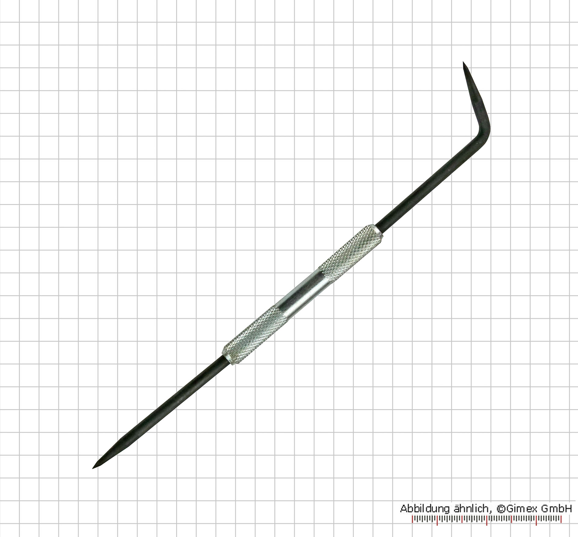 Messzeuge, Messschieber, Mikrometer, Messuhren - Reißnadel 250 mm,  Zink-Griff