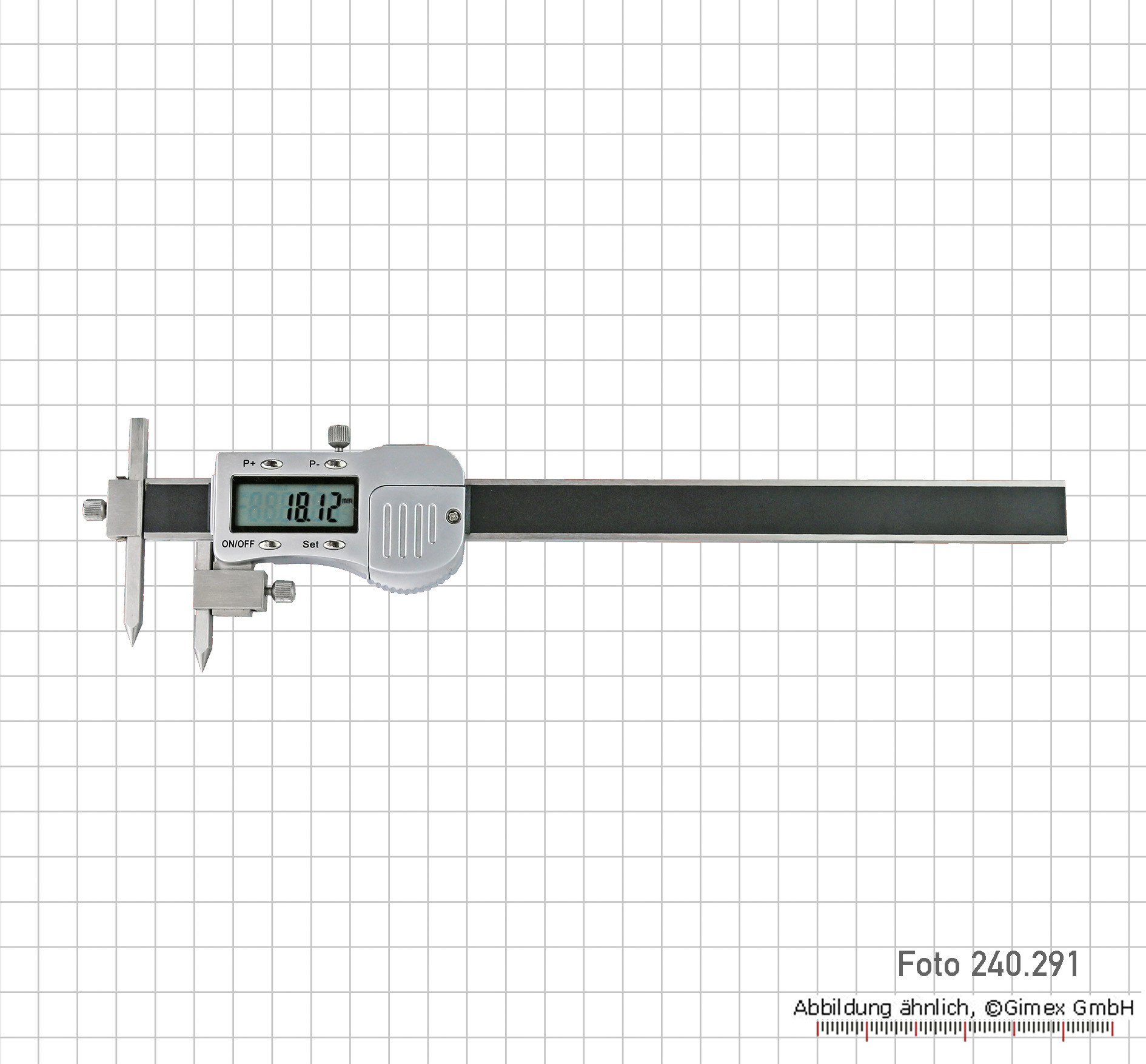 XCC hsj Digital-Mikrometer-Werkzeug 0-1/ 0-25mm Messgerät Dicke