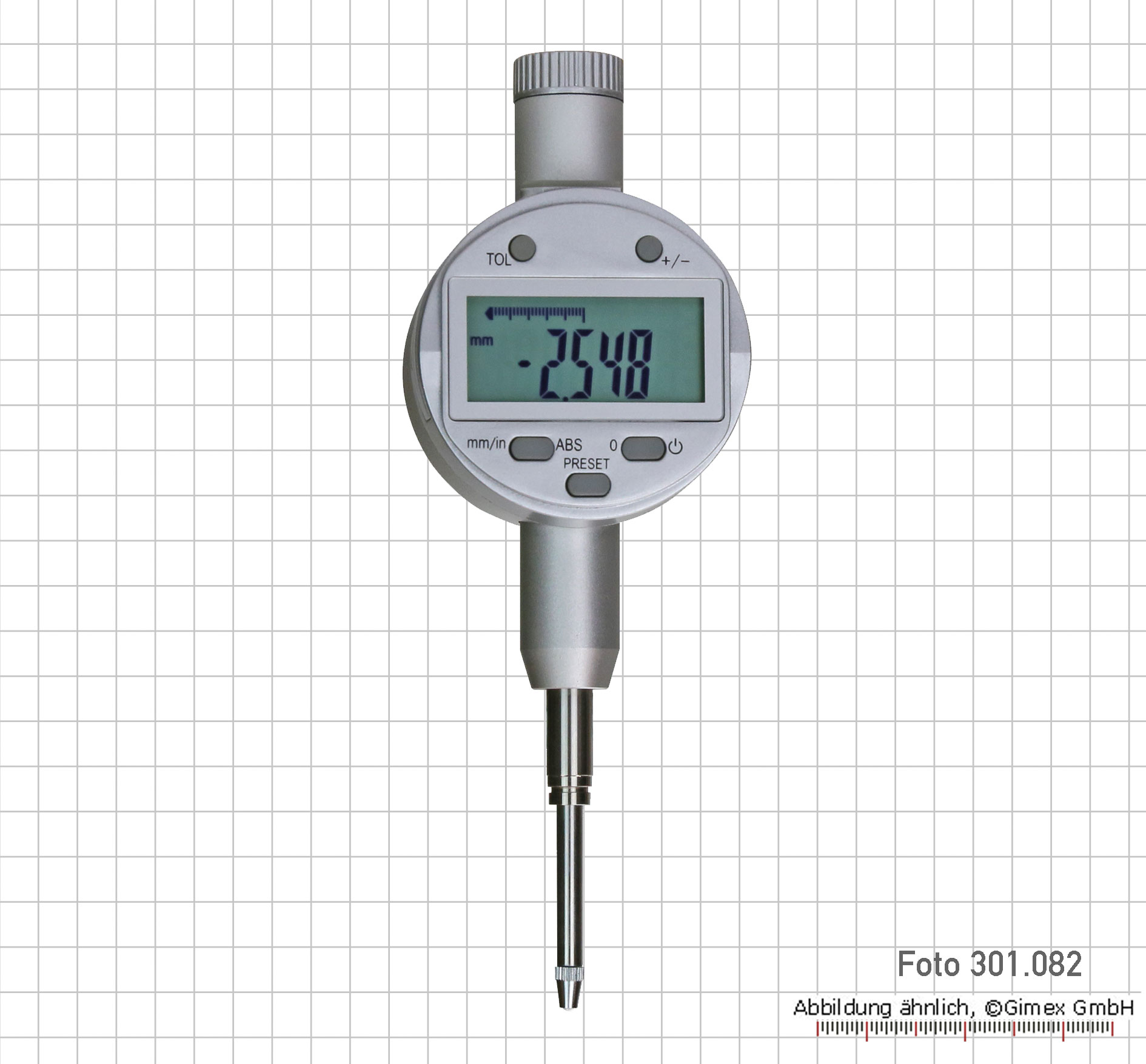 Messzeuge, Messschieber, Mikrometer, Messuhren - Digital-Messuhr, 25 x 0,001  mm, IP 65