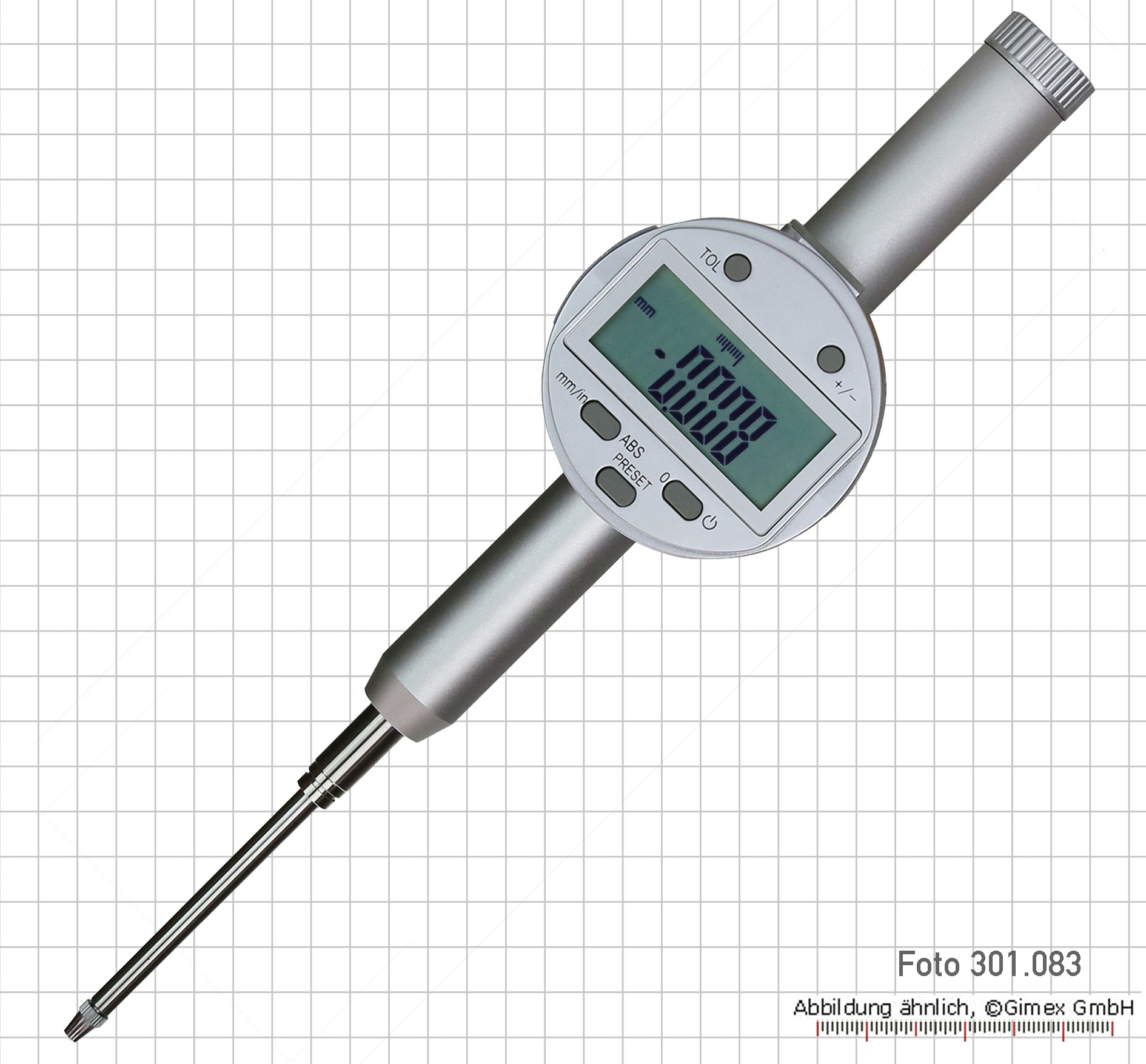 Digital-Messuhr, 50 x 0,001 mm