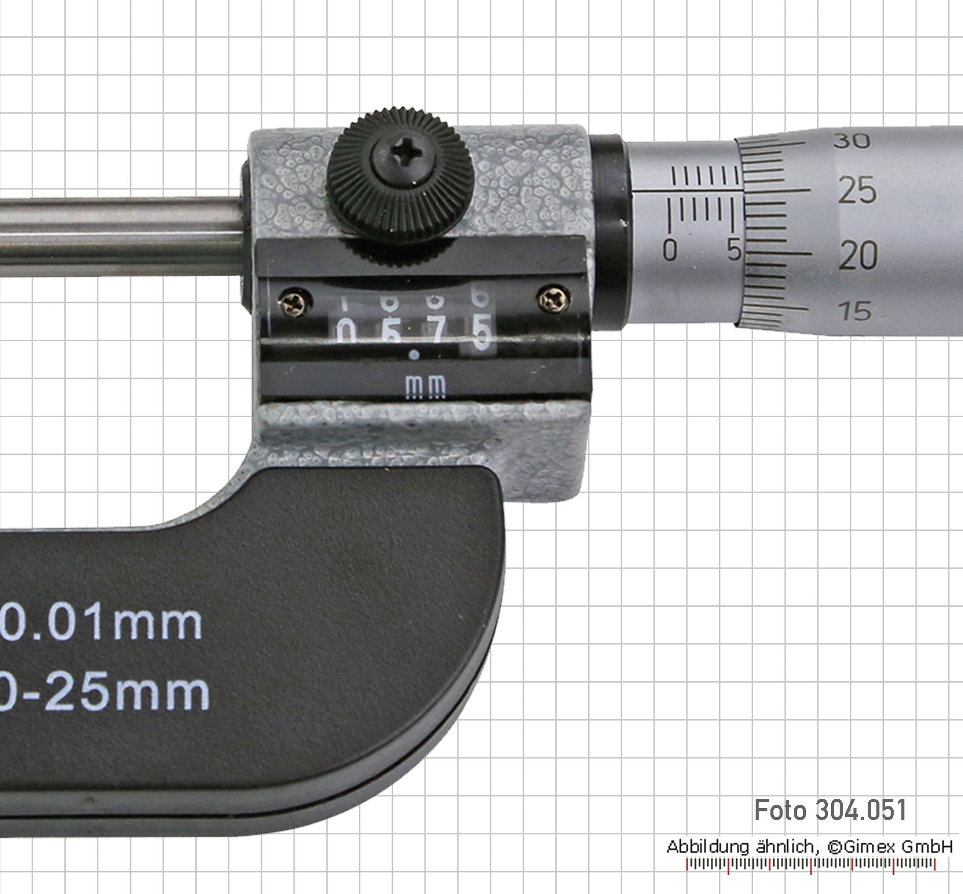 Bügelmessschraube Messbereich: 75-100mm Genauigkeit: 0,01mm Mikrometer 