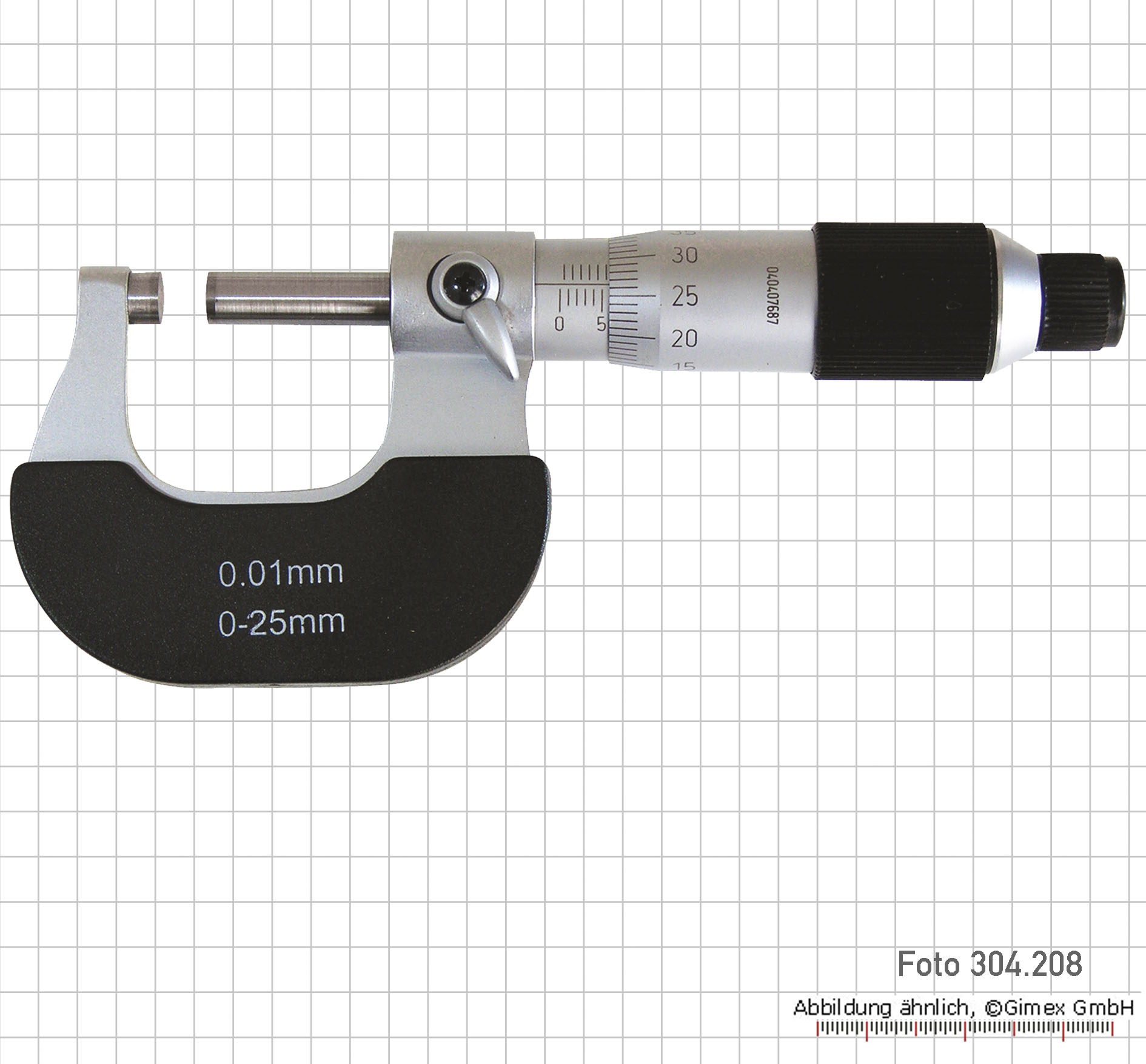 Bügelmessschraube Mikrometer 125-150mm Friktion Tumico 