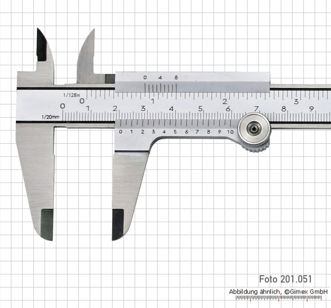 T-Messschieber mit Feststellrad, 150 mm