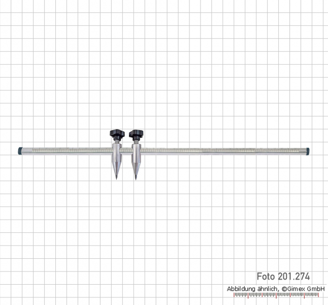 Stangen-Zirkel-Messschieber,  500 mm