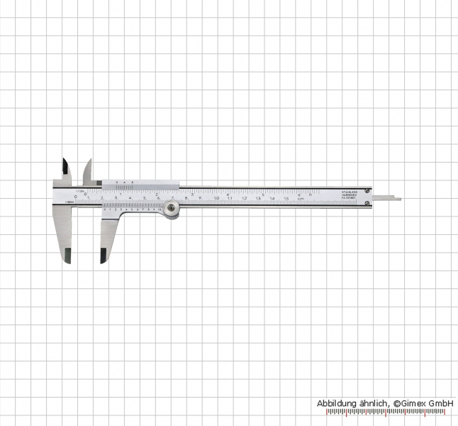 T-Messschieber mit Feststellrad, 150 mm