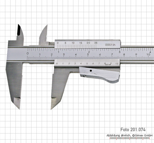 Vernier caliper TOP, 150 x 0,02 mm / 6" x 1/1000" auto