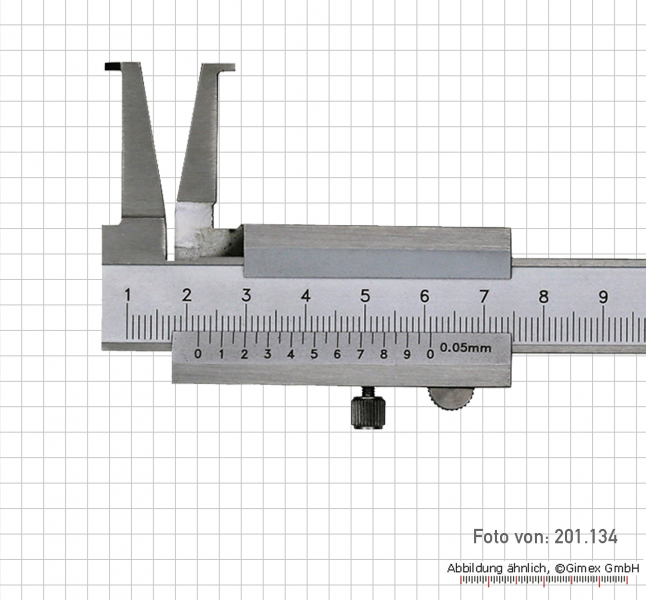 Inside groove vernier caliper 10 - 160 mm