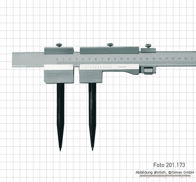 Stangen-Zirkel-Messschieber, 3000 mm