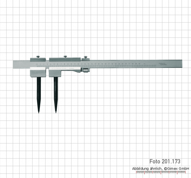 Stangen-Zirkel-Messschieber, 3000 mm
