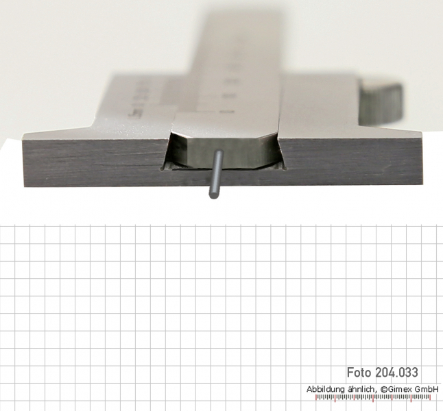 Tiefenmaß mit 40 mm Anschlag, MB 50 mm, mit Stift