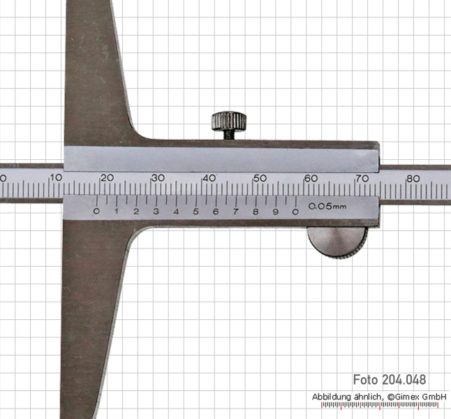 Tiefenmaß 200 x 100 mm, 0,05 mm