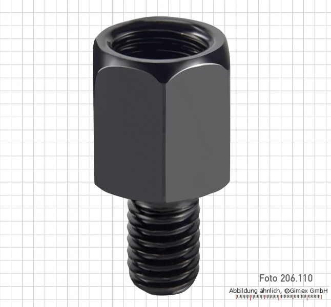 Thread adapter for granit plate with M8 hole