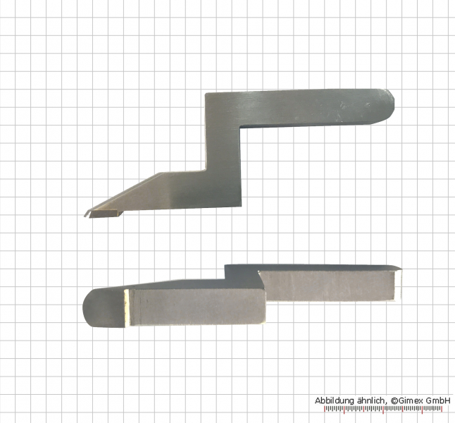 Scriber for height gauge with double column, rounded
