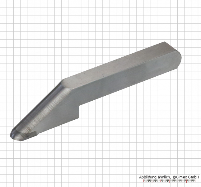 Scriber for height gauge with double column, rounded