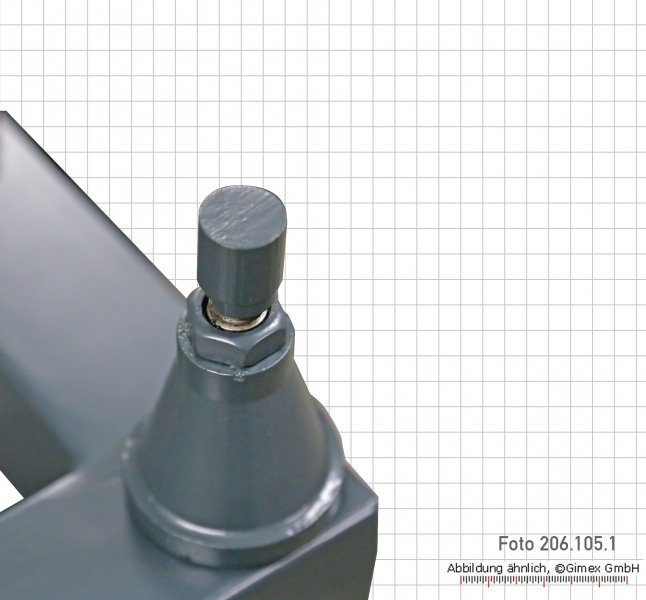Gestell für Granitplatte 1000 x 630 mm