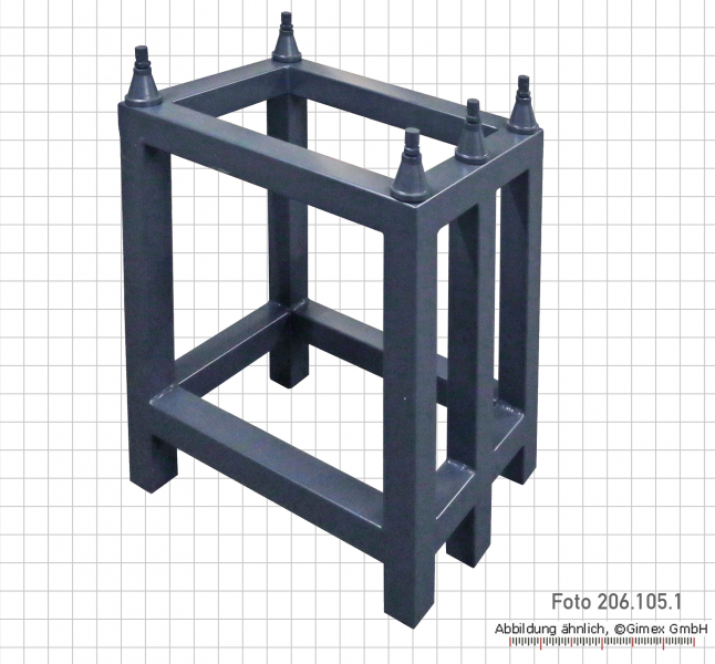 Gestell für  Granitplatte 1000 x 630 mm