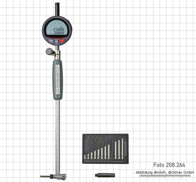 Digital-Messuhr, 12,5 x 0,001 mm, 10 µm