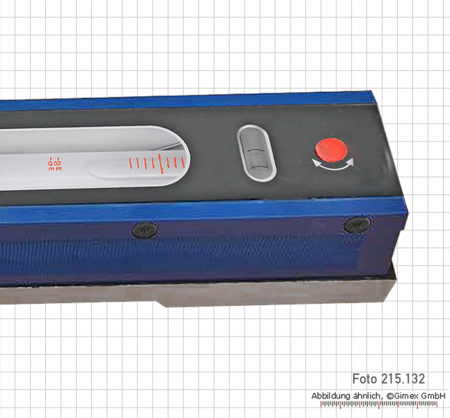Präzisions-Wasserwaage, TOP,  DIN 877, 200 x 0,1 mm