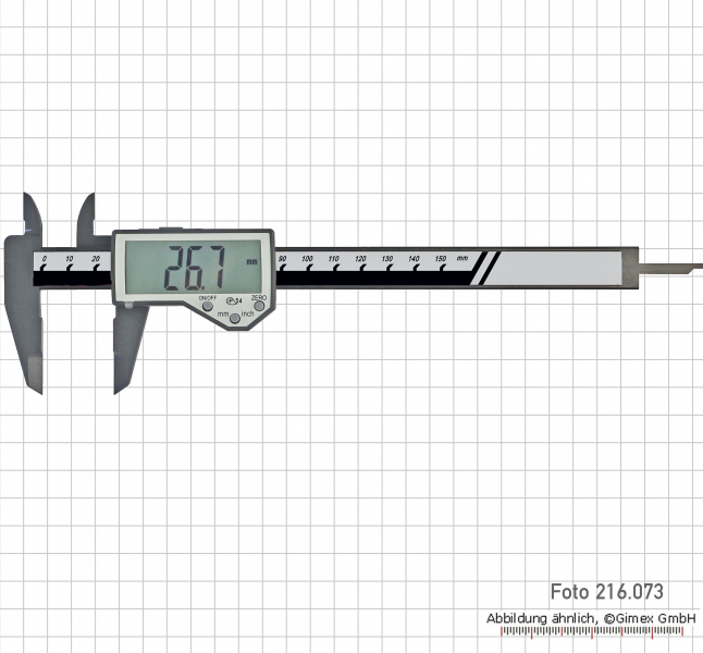 Digital calipers “fibreglass”, 150 mm