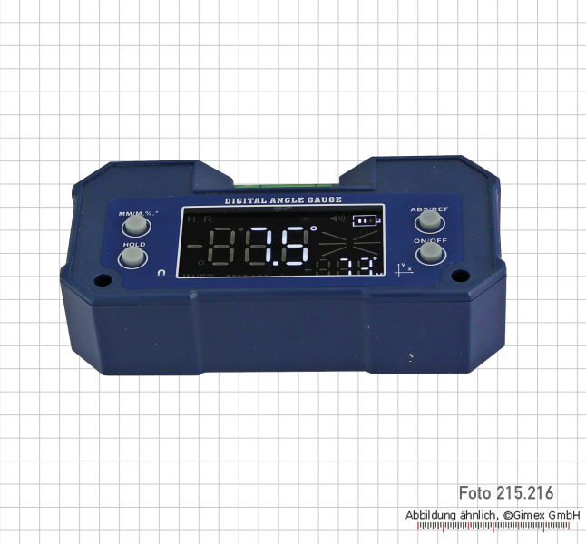 Digital level, 4 x 90°, with spirit level