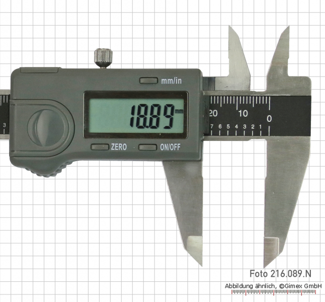 Dig.-Taschenmessschieber für Linkshänder, 150 mm