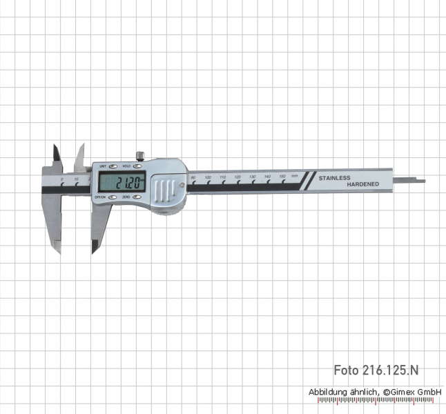 Digital pocket calipers 3V, 150 mm, new