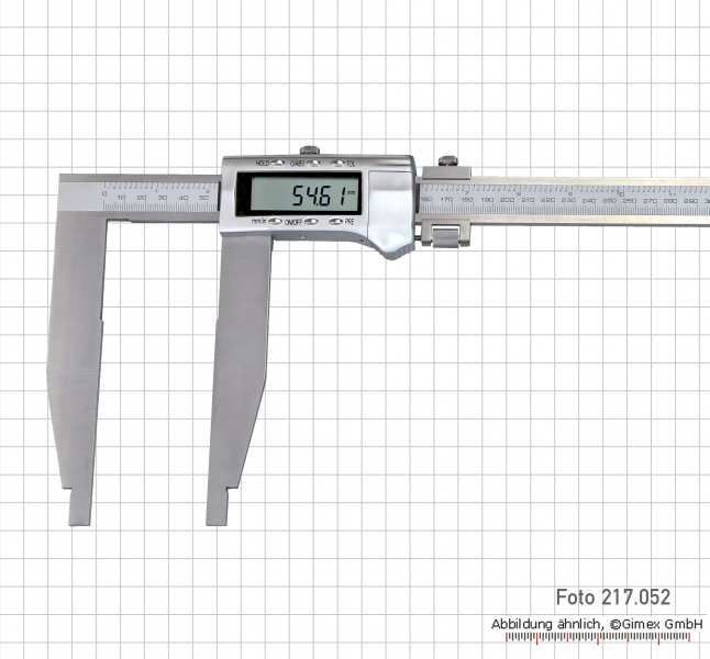 Dig.-WS-Messschieber,  500 x 150 mm