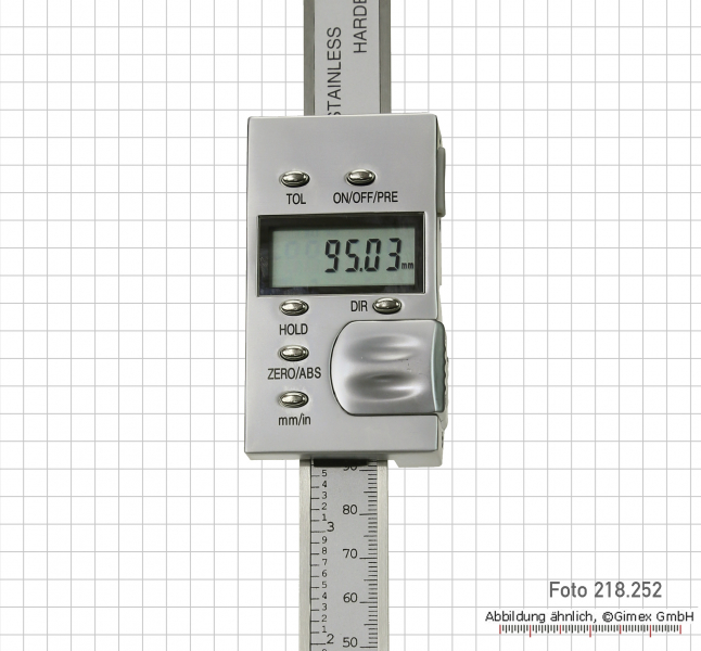 Digital scale unit, vertikal, 500 mm