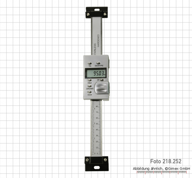 Digital scale unit, vertikal, 500 mm