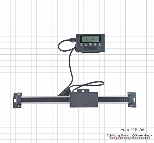 Digital scale Aluminum 600 mm with ext. display