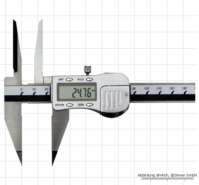 Digitaler Messschieber, Schnabellänge 30 mm, Messschieber und Mikrometer