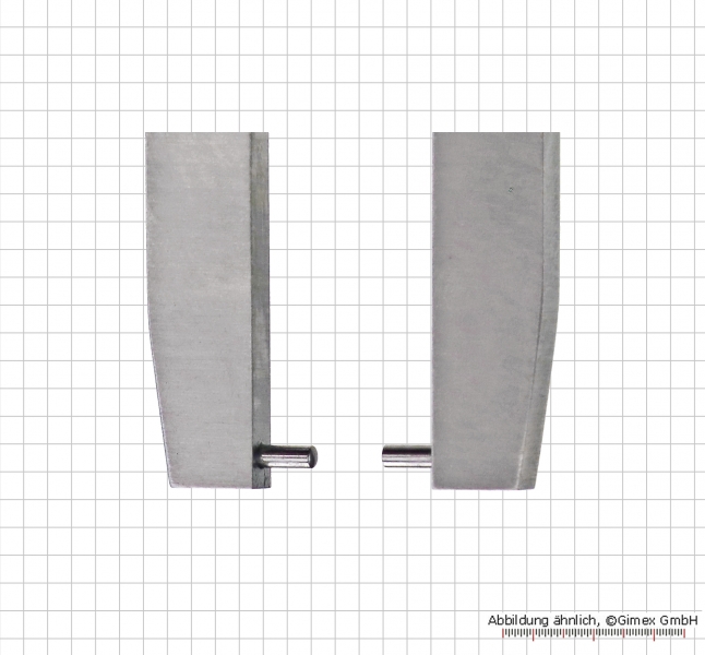 Dig.-Messschieber f. Außennuten m. runden Stiften, 300 x 100 mm