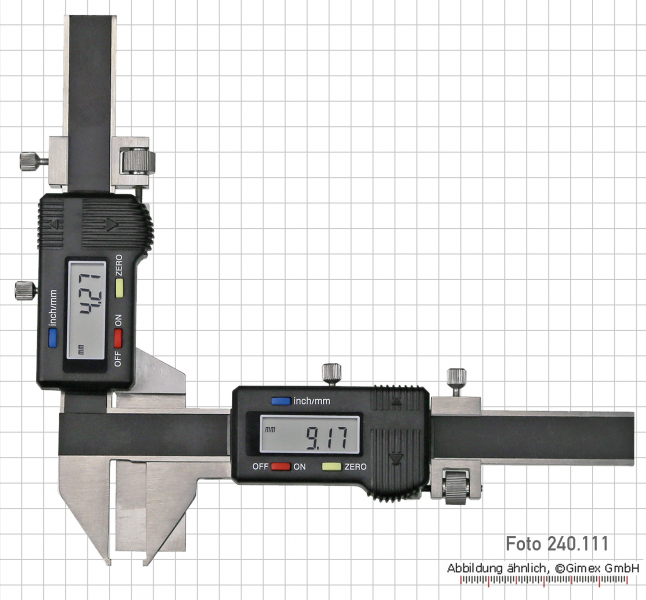Digital gear thickness gauge, M5 - 50