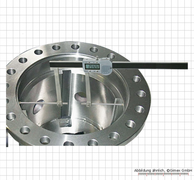 Digital Uni Caliper with exchangeable tips, 0-500 mm