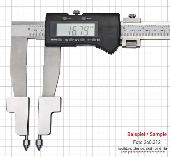 Messadapter für Messschieber 500mm
