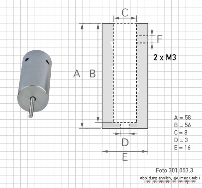Dig.-Tiefenmessuhr 0 - 20 mm, mit rundem Anschlag 16 mm