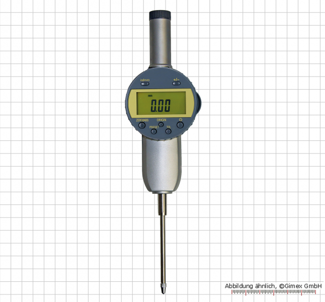 Digital dial indicator, 50 x 0.01 mm