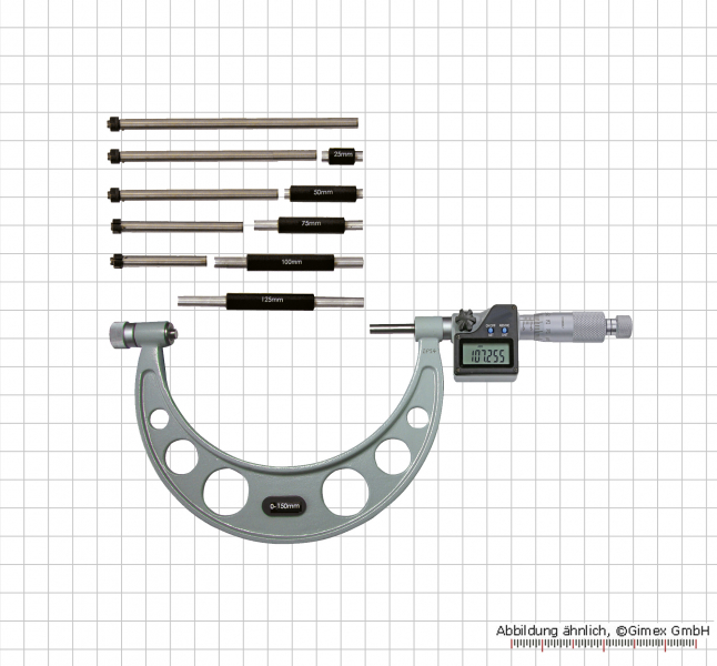 Dig.-Mikrometer, 150 - 300 mm