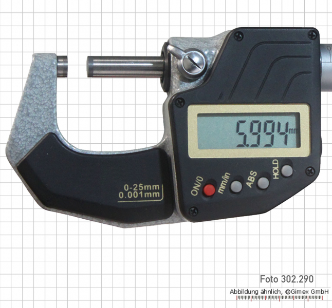 Digital Micrometer, DIN 863,  50 - 75 mm