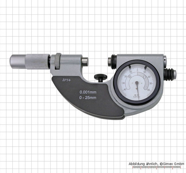Indicating snap Micrometer, 0 - 25 mm