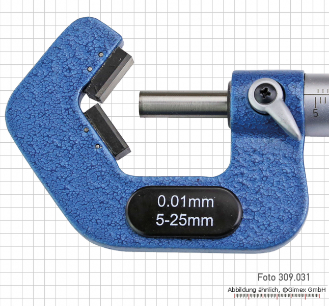 Five points micrometers, 65 - 85 mm