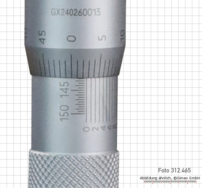 Three point internal micrometer, 175 - 200 mm x 0.001 mm