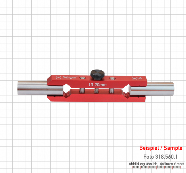 Messstifthalter, für Messstift von 13 bis 20 mm