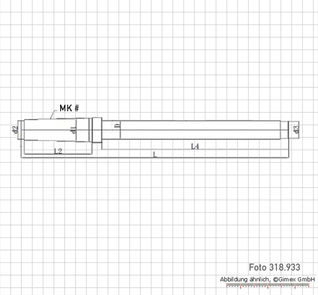 Checking mandrel MK for concentricity, MK 4