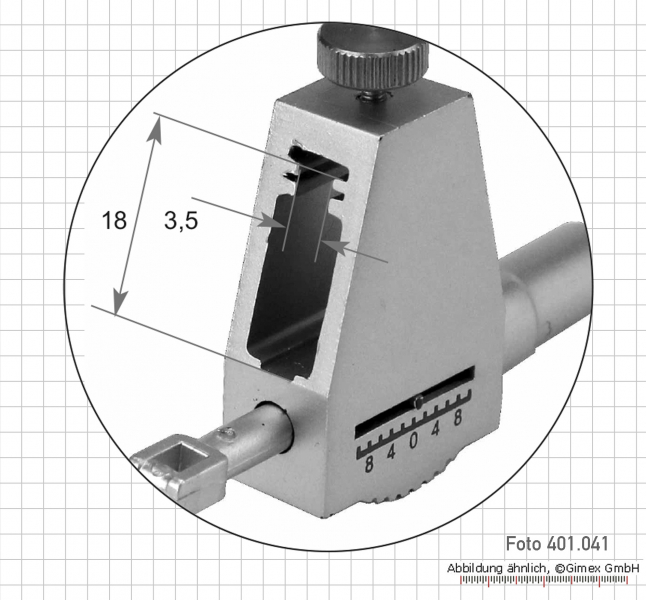 Messkraft-Adapter für Messschieber