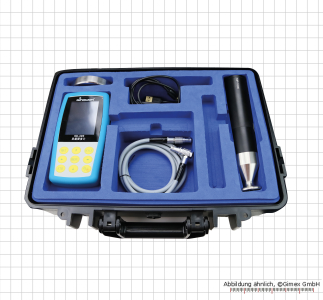 Ultrasonic hardness tester with motorized probe 8 N