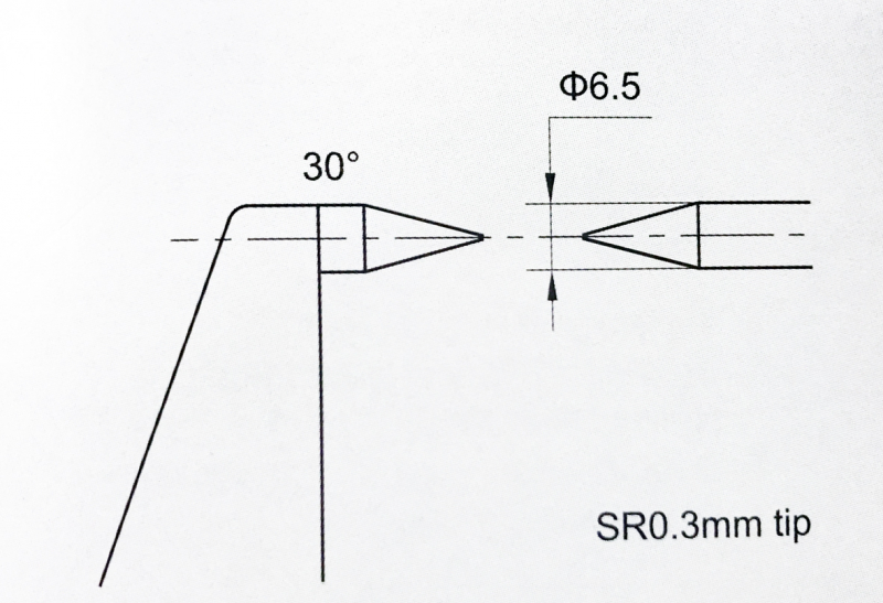 S475: MESSSCHRAUBE MIT SPITZEN 5 - 100 MM
