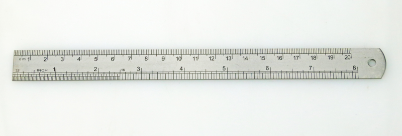 S346: Maßstab, 150 mm x 19 x 1 mm, 1er Packung