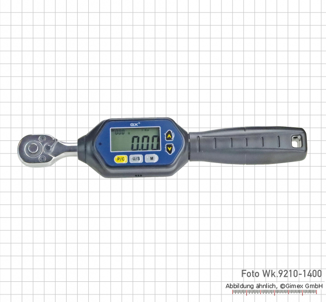 Digital-Drehmomentschlüssel 1/4", 0,9 - 30 Nm